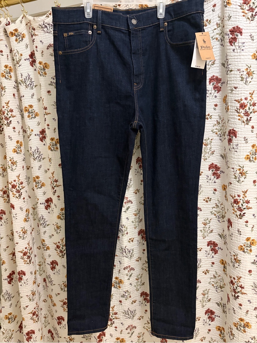Polo Ralph Lauren Skinny High Rise Jeans Size 33 retail $168